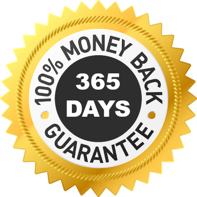 365 days Money-Back Guarantee